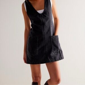 We The Free Charcoal Mini Dress